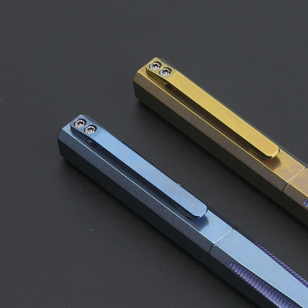 TC4 Titanium Alloy Tactical Pen Camping Multi-functional Self-defense Break Windows Pen Signature Pen For Man Women's Man Gift thumbnail 5