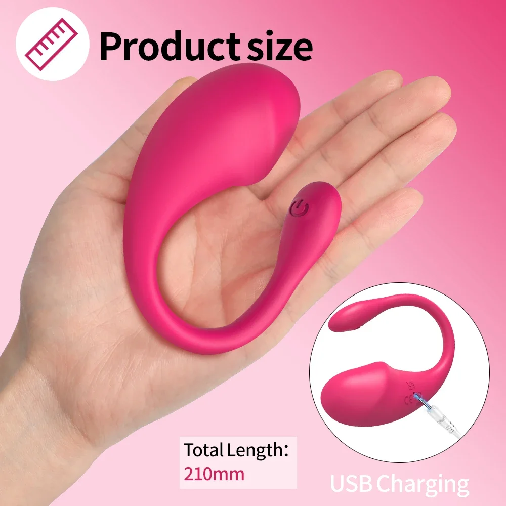 Wireless Bluetooth G Spot Vibrator for Women APP Remote Control Wear Vibrating Egg G Spot Clitoral Stimulator Sex Toys for Adult thumbnail 2