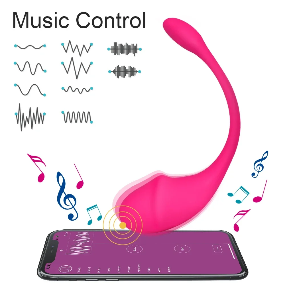 Wireless Bluetooth G Spot Vibrator for Women APP Remote Control Wear Vibrating Egg G Spot Clitoral Stimulator Sex Toys for Adult thumbnail 3