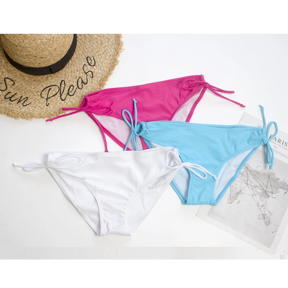 Floral Bandage Basic Bikini Tanga Brazilian Bikinis Women Bottom 2026 Sexy Swimwear Swimsuit Women Bottom Bathing Suit 171T