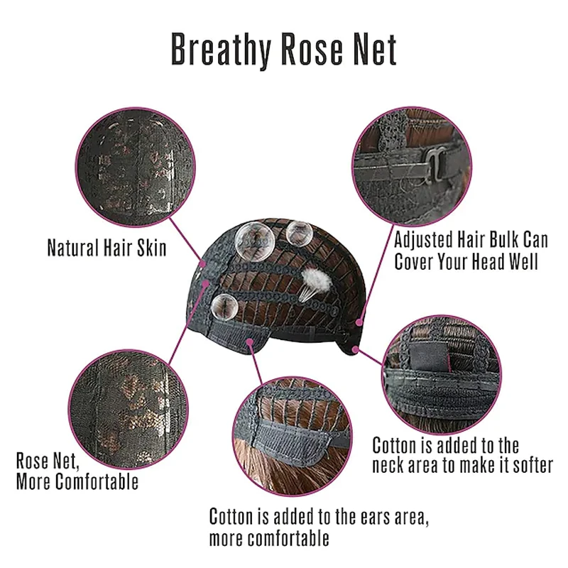 HAIRJOY Synthetic Hair Long Red Black Straight  Heat Resistant Side Bangs Halloween Costume Women Wig thumbnail 6