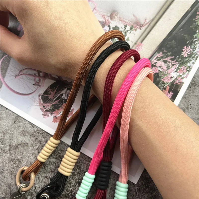 Cellphone Strap Candy Color Rope for Cards Metal Keyring Wrist Lanyard Keychain Portable Cellular Pendant Premium Hand Strap thumbnail 6