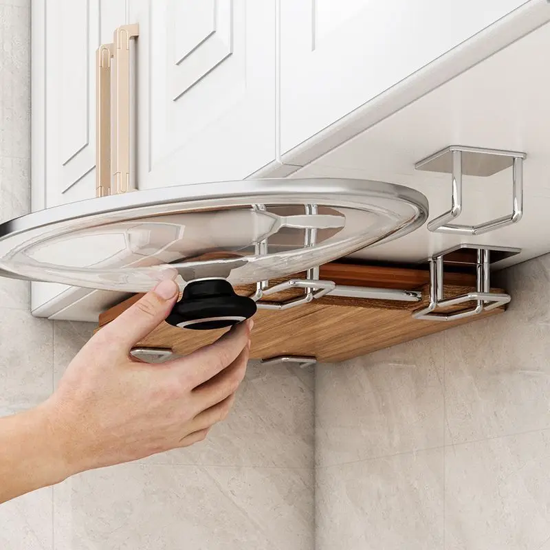 Kitchen Sponge Drainage Rack Stainless Steel Pot Lid Cutting Board Storage Rack Multifunctional Storage Rack Holder KitchenTools thumbnail 3
