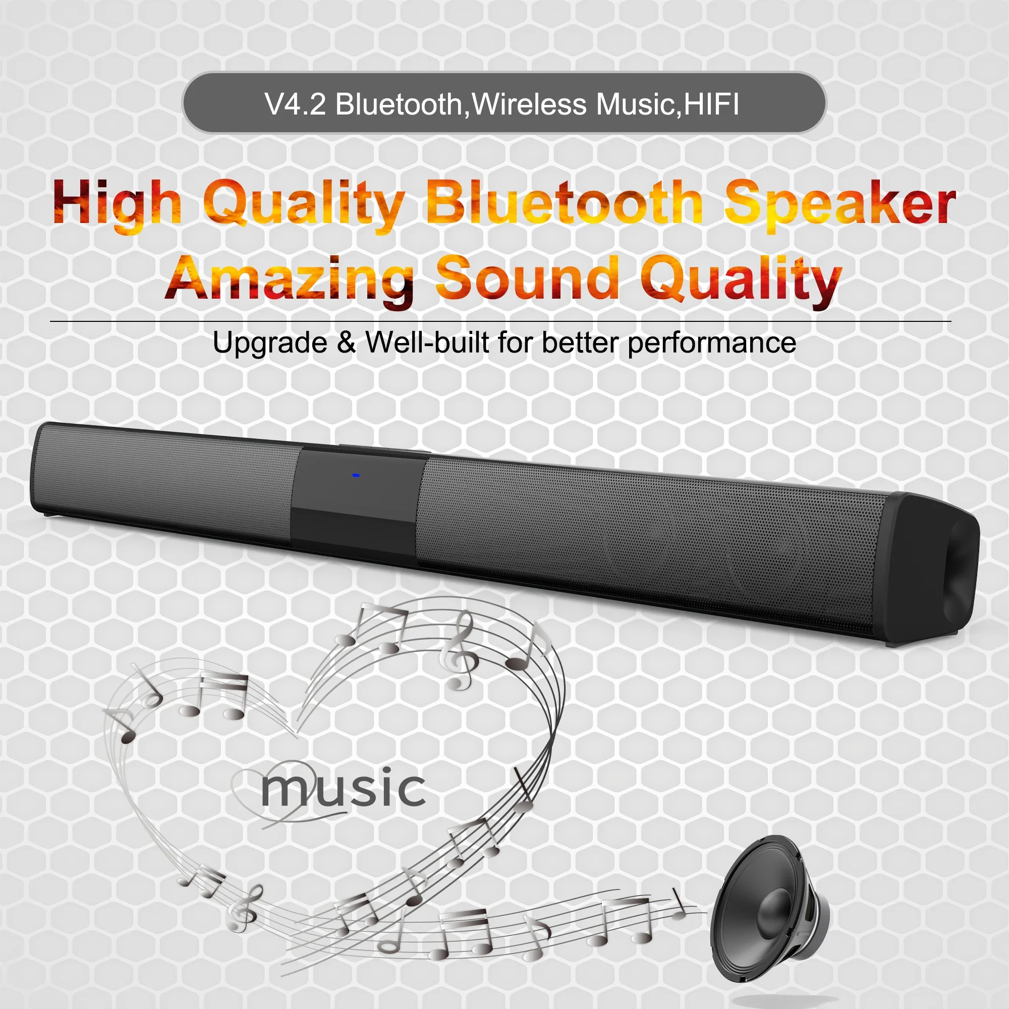 Home Theater Sound System Bluetooth Speaker Computer Speakers For TV Soundbar Box Subwoofer Radio Music Center Boom Box Column thumbnail 5