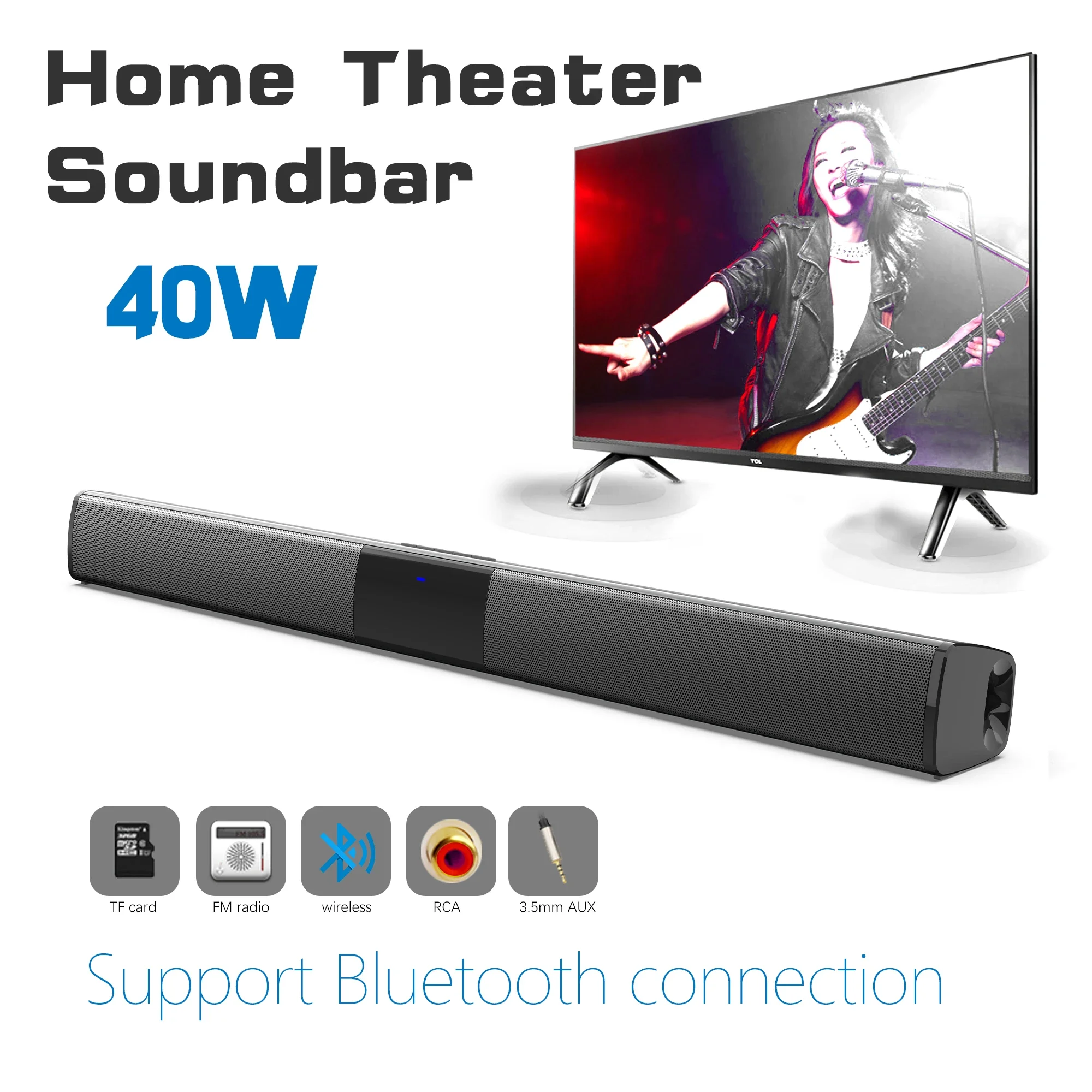 Home Theater Sound System Bluetooth Speaker Computer Speakers For TV Soundbar Box Subwoofer Radio Music Center Boom Box Column thumbnail 3