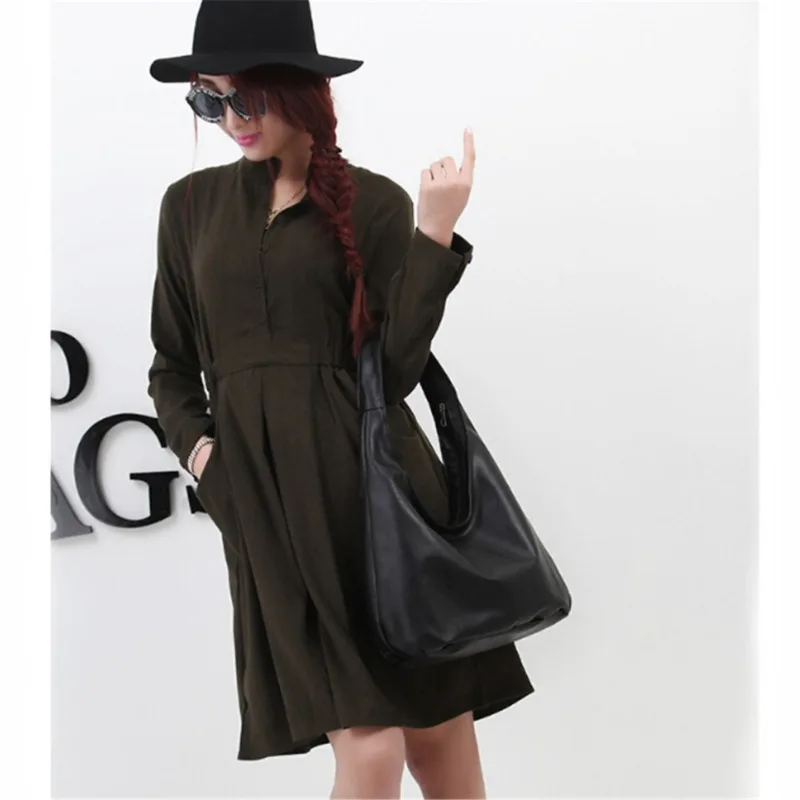 PU Leather Soft Handbag Large Capacity Women Messenger Bag Black Ladies Shoulder Bags For Women Solid Color Zipper Bags thumbnail 2
