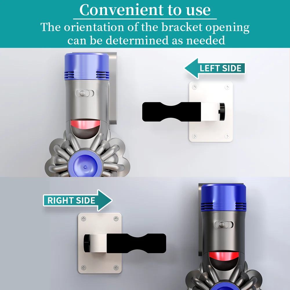 Universal Vacuum Cleaner Wall Mount Stand Adjustable Strong-bearing Wall Support Holder for Dyson Shark Vacuum Cleaner Stand thumbnail 3