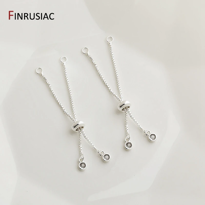 14K/18K Gold Plated Brass 5/7/12cm Adjustable Slider Chains For Bracelet Making Accessories, DIY Jewelry Making Supplies thumbnail 4