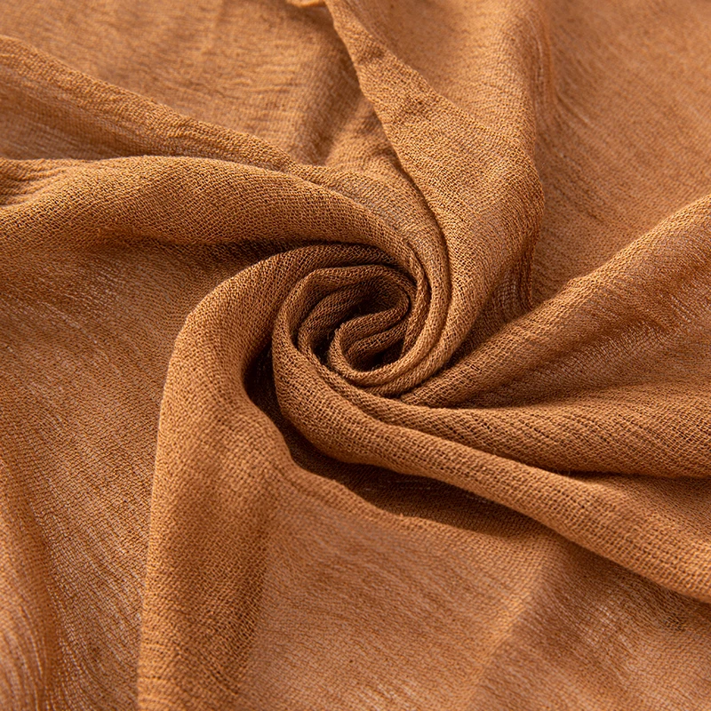 61 Colors Soft Cotton Viscose Scarf Rayon Material Muslim Hijab Mid Eastern Plain Solid Color Headscarf With Tassel thumbnail 5