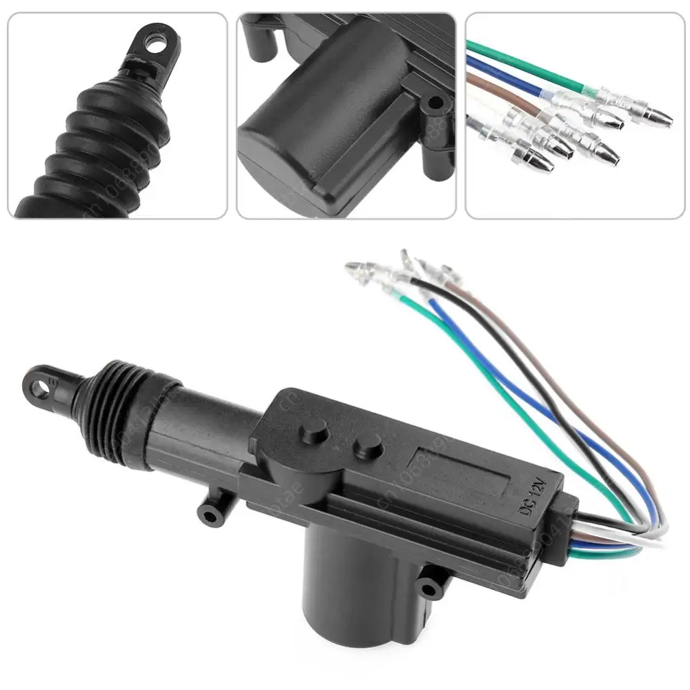 1-10pcs Door Power Central Lock 12V 2/5 Wire Actuator Auto Vehicle Remote Central Locking System Motor Car Alarm Security System thumbnail 3