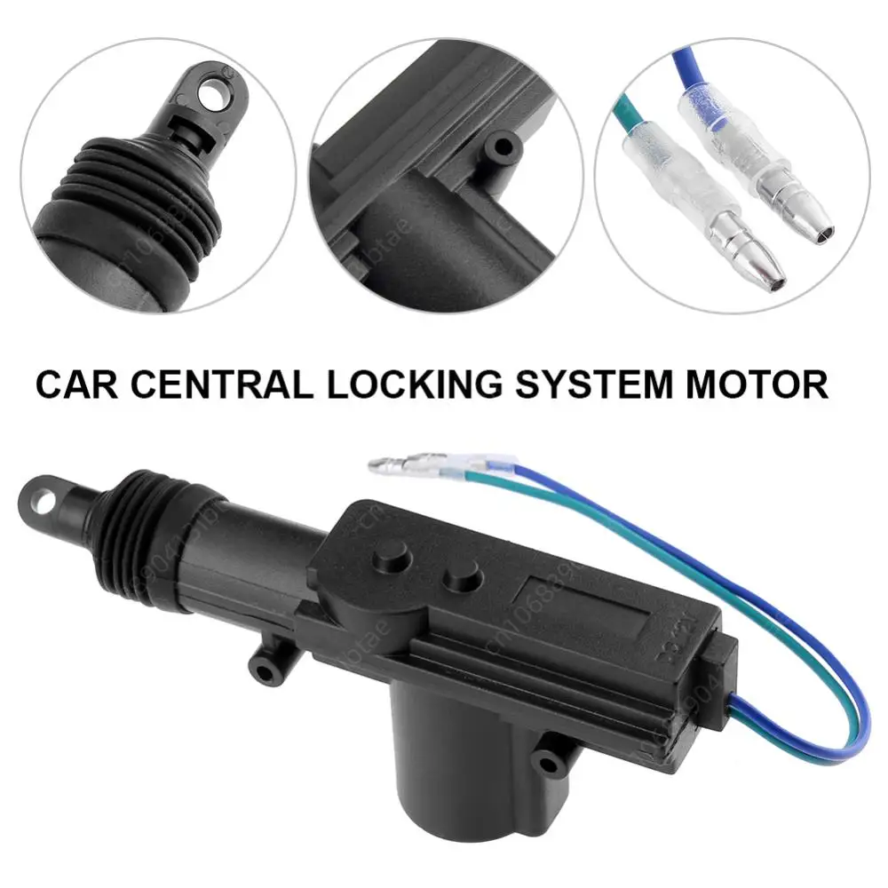 1-10pcs Door Power Central Lock 12V 2/5 Wire Actuator Auto Vehicle Remote Central Locking System Motor Car Alarm Security System thumbnail 2