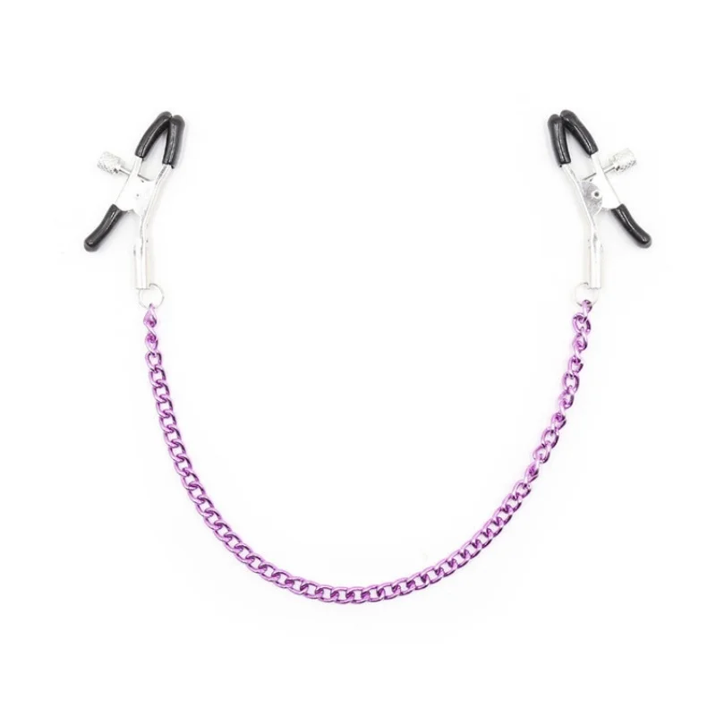 Metal Chain Nipple Milk Clips Breast Massage Clamps Adult Fetish Flirting Teasing Erotic Gadgets Bdsm Slave Sex Toys For Couples thumbnail 6