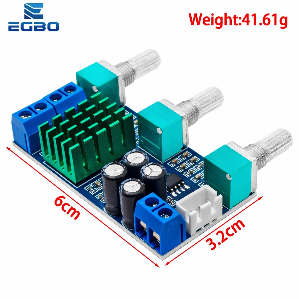 1~2PCS XH-M567 TPA3116D2 Dual-channel Stereo High Power Digital Audio Power Amplifier Board Audio Power Amplifier Board 80W*2 thumbnail 3