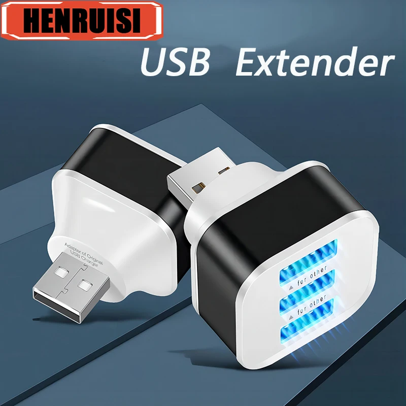 3 Port USB Extender USB2.0 HUB Quick Charge USB Splitter Multiple Interface Car USB Expander Phone Tablet Laptop Charger Adapter