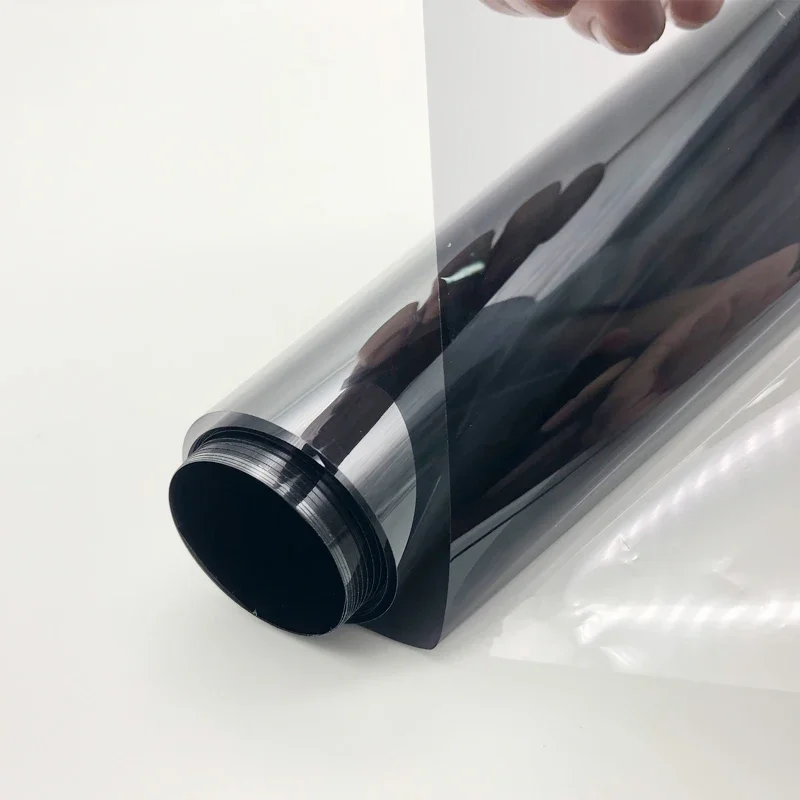 Multi-size Black Car Window Film Roll Car Auto Home Self Adhesive Glass Tint Privacy UV Protector Window Sticker Sun Shade Film thumbnail 4