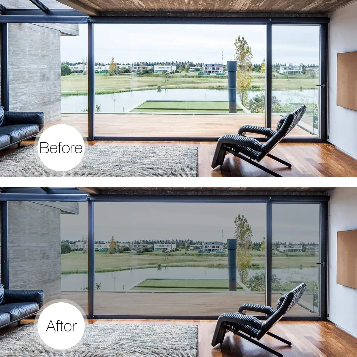 Multi-size One Way Mirror Window Film Privacy Sun Blocking Glass Sticker Heat Control Reflective Film Self Adhesive Window Tint thumbnail 6