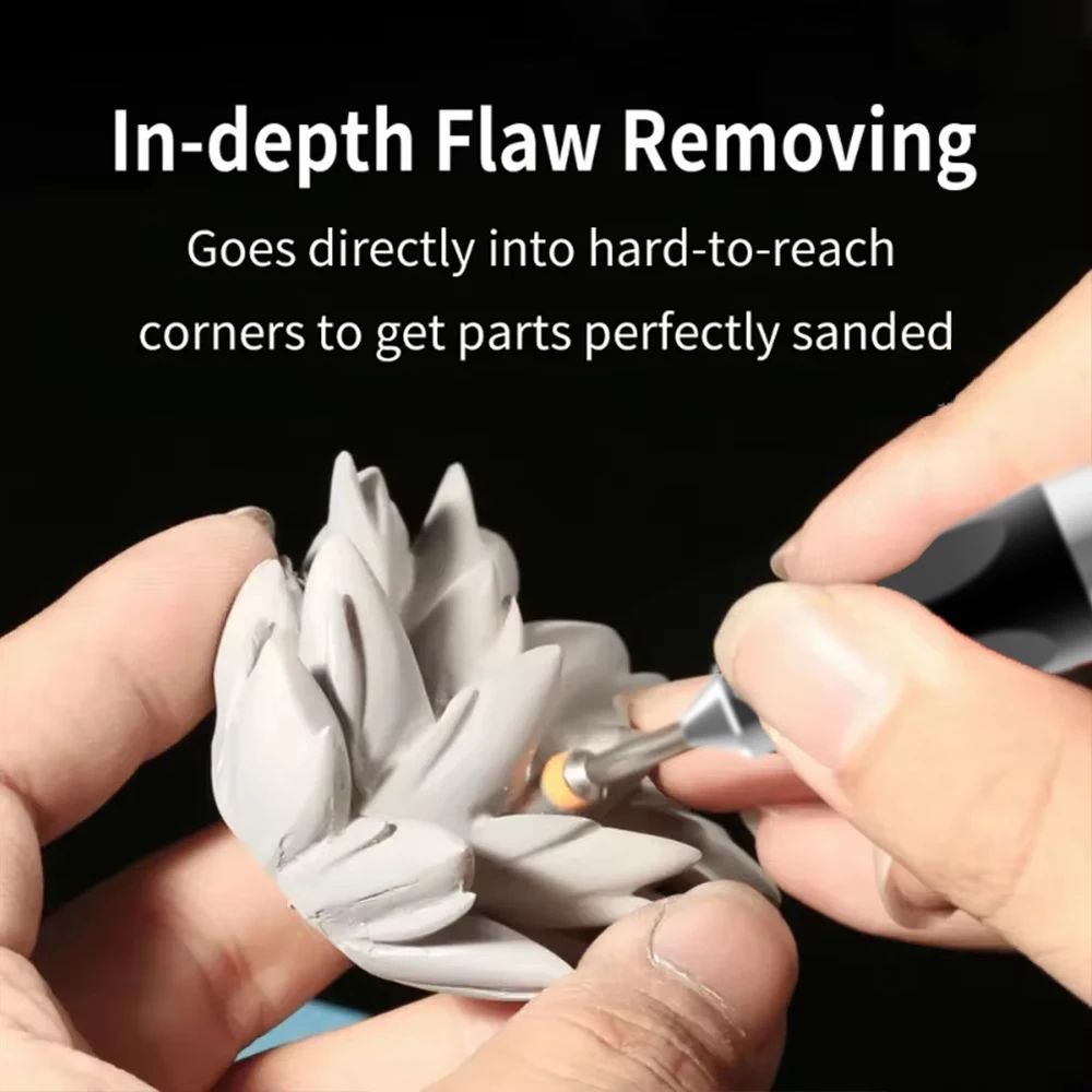 JANGKLIFE USB Rechargeable Rotary Tool Kit Woodworking Carving Pen DIY Crafts Carving, Toy Figures DIY thumbnail 3