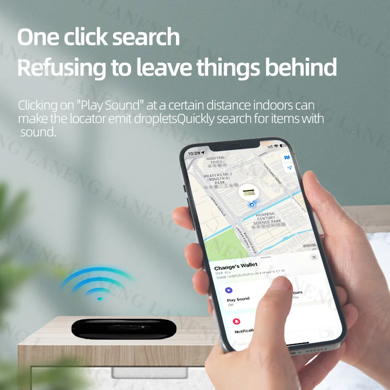 GPS IP67 MFI For Apple Tracker Smart Air Tag Child Key Pet Car Vehicle Lost Tracker Battery Life About 365 Day Bluetooth Tracker thumbnail 4