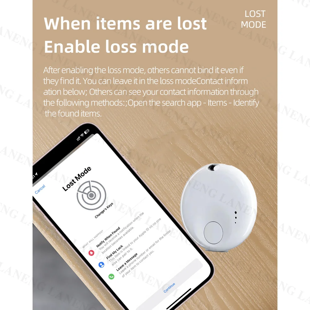 GPS IP67 MFI For Apple Tracker Smart Air Tag Child Key Pet Car Vehicle Lost Tracker Battery Life About 365 Day Bluetooth Tracker thumbnail 5