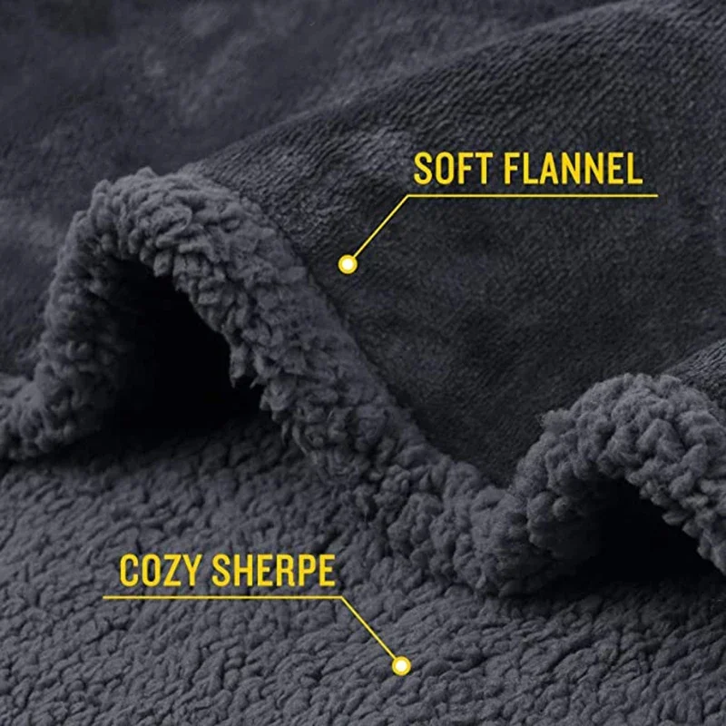 Luxury Shaggy Blanket Winter Warm Cosy Romantic Couple Waterproof Blanket-Thickened Large Size Blanket Microfibre-Blanket thumbnail 2
