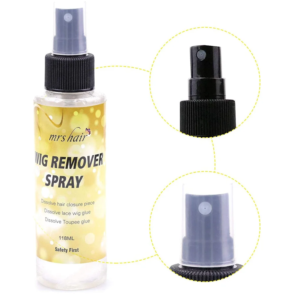 Hair Glue Remover lace wig glue remover for tape hair extension 118ml transparent wig Glue Remover for removing tape glue thumbnail 5