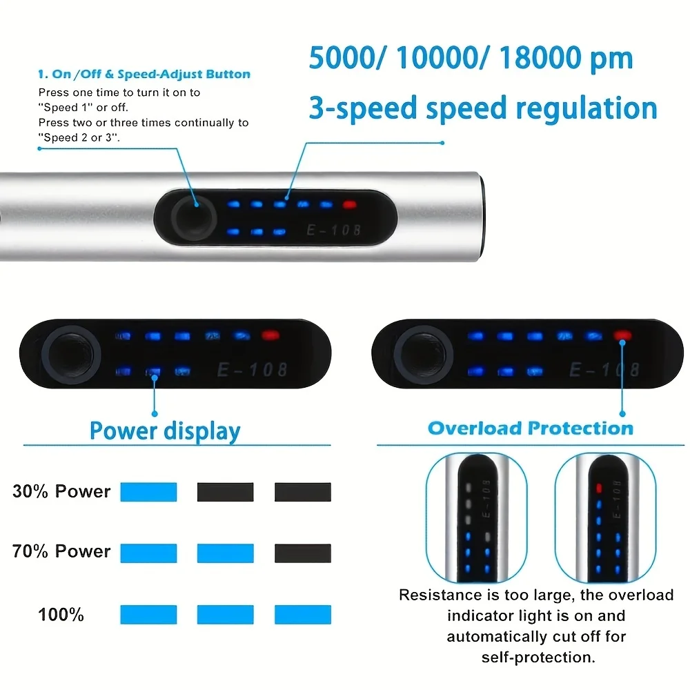 JANGKLIFE USB Cordless Rotary Tool Kit Woodworking Engraving Pen DIY For Jewelry Metal Glass Mini Wireless Drill thumbnail 4