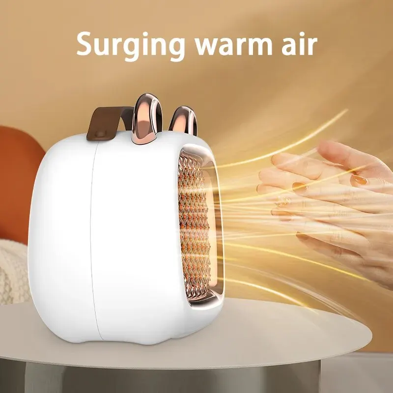Electric Heater Mini Portable Intelligent Air Heater Reduced Wind Noise Home Heating Warmer Fan Intelligent Constant Temperature thumbnail 4