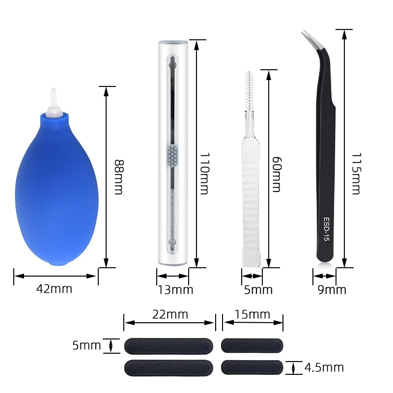 KUTOU Dust Plug Type C Mobile Phone Cleaning Kit for iPhone Samsung Huwei Phones Dustproof Cleaning Brush Set iphone Cleaner thumbnail 2