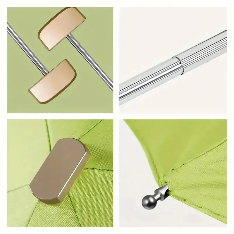 Mini Sun Umbrella Small Pocket Rain Travel Umbrella Vinyl Folding Umbrella UV Protection Sun Shade Pocket Parasol Capsule thumbnail 5