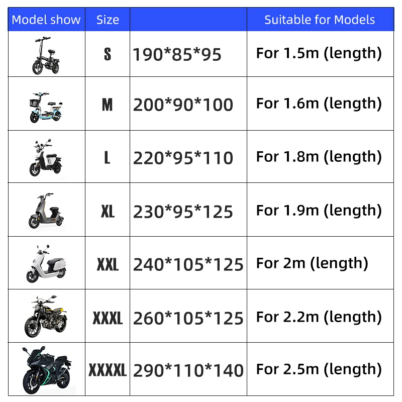Motorcycle Cover Waterproof Outdoor Uv Protector Rain Dustproof Covers for SYM Joymax Z 125 200 250 300 GTS 250i 300i T3 Maxsym thumbnail 2