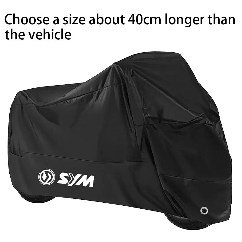 Motorcycle Cover Waterproof Outdoor Uv Protector Rain Dustproof Covers for SYM Joymax Z 125 200 250 300 GTS 250i 300i T3 Maxsym thumbnail 3