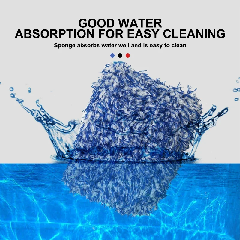 SEAMETAL Car Wash Microfiber Car Washer Sponge Car Care Detailing Brushes Washing Towel Sponge Block Car Cleaning Products thumbnail 5