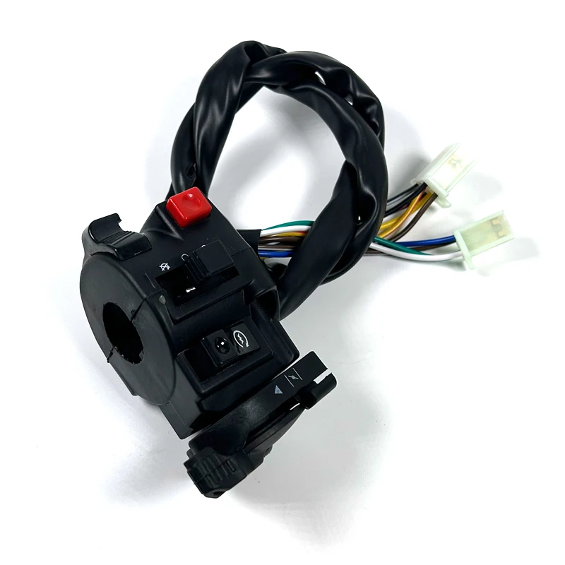 22mm Motorcycle Left Switch Kill Start Light With Choke Switch For 50cc-150cc 200cc 250cc 300cc ATV Quad Bike Buggy Go Kart thumbnail 3