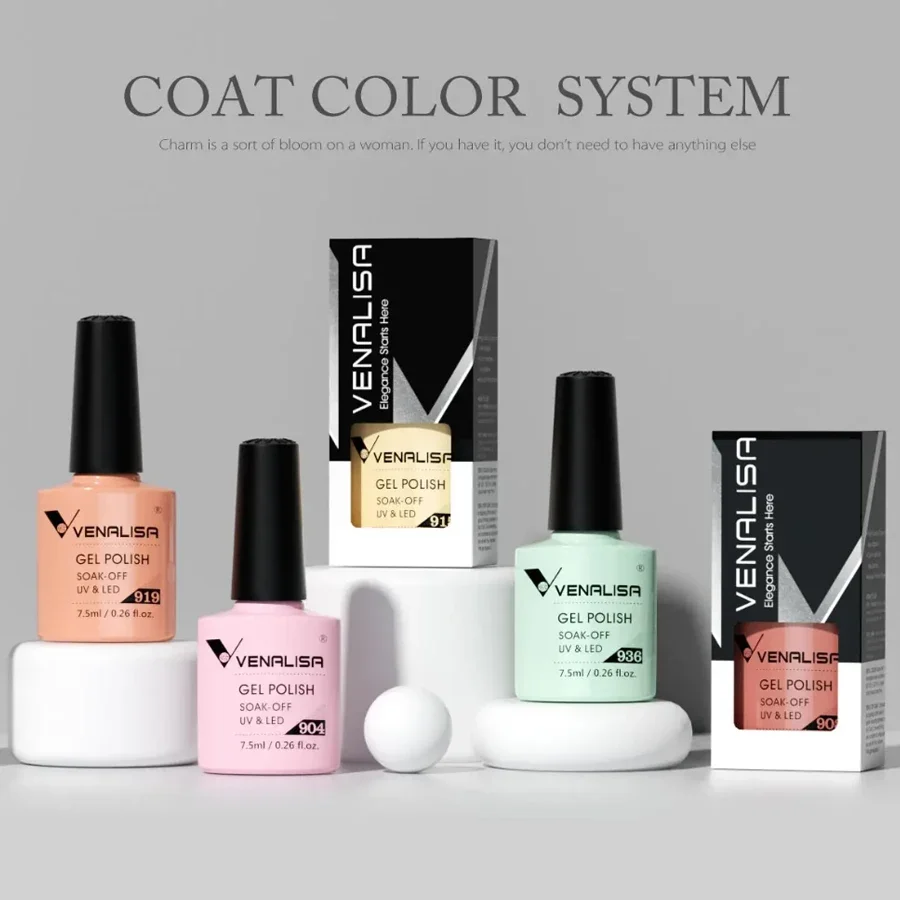 Venalisa 7.5ml Fashion Shiny Soak Off UV Gel Nail Gel Polish Cosmetics Nail Art Manicure Nails Gel Polish Tips Nail Varnish thumbnail 2