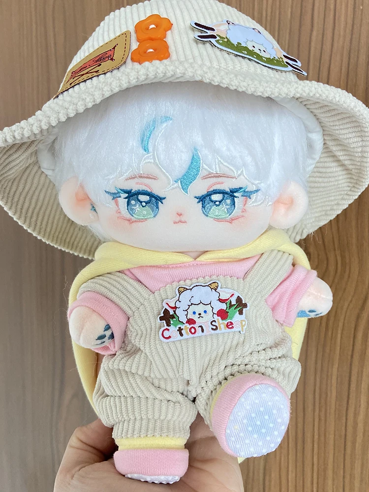 20cm Cotton Doll With Tail Baby Plush Idol Dolls Match Clothes Cute Kawaii Boy Stuffed Toy Collection Birthday Gifts thumbnail 6