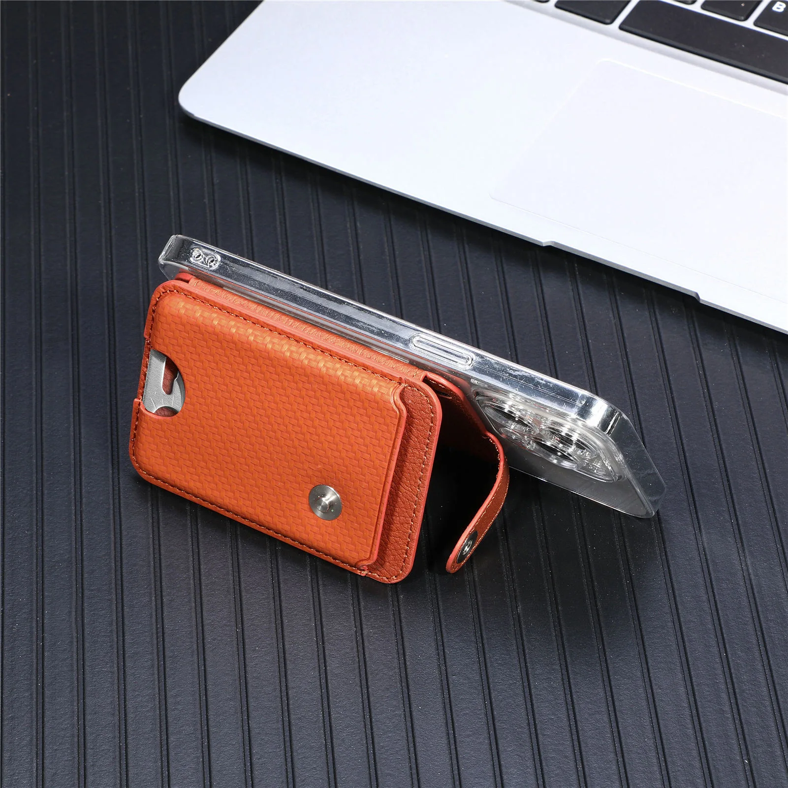 Fashion Phone Card Holder 2 Folded Cell Phone Wallet Sticker Phone Mount Wallets For Women Men thumbnail 5