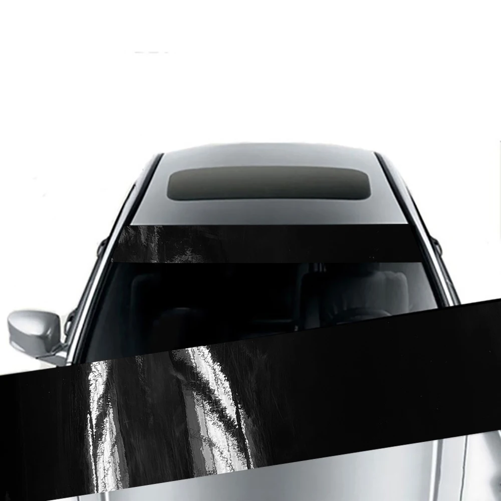 Car Sunshade Stickers Auto Front Windshield 3D Vinyl Film Rear Gear Sunshade Decorative Decals Stickers Cars Decorative Stickers thumbnail 3