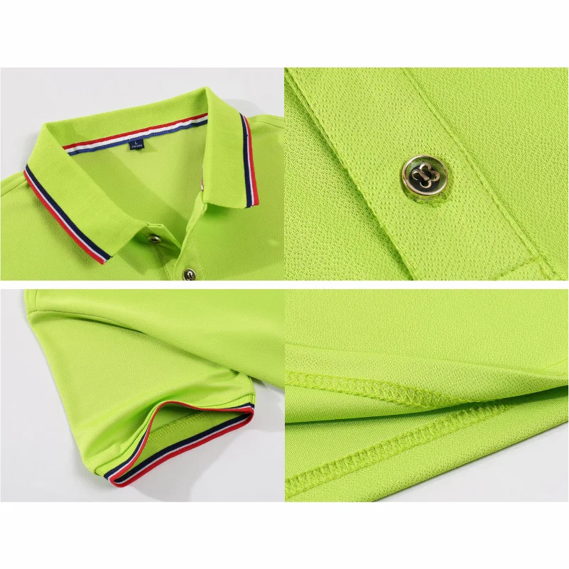 Cross Border Short Sleeved Polo From Europe Popular Summer Casual Lapel Large Size High-Quality Business Office Uniforms thumbnail 6
