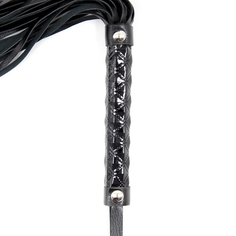 Adult Products Whip With Diamond Pattern Handle Bdsm Kits Slave Lash Flogger Spanking Erotic Games Blindfold Sex Toys For Women thumbnail 5