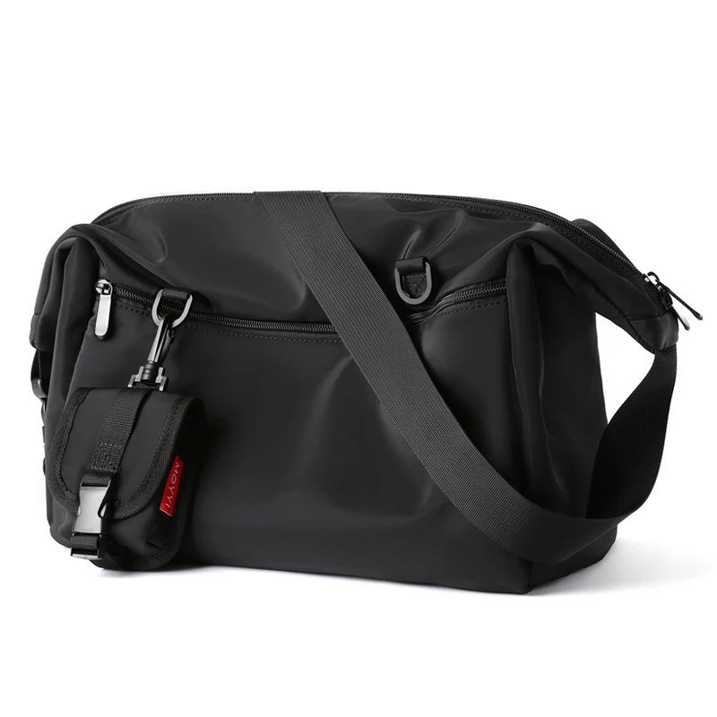 MOYYI INS Korean Style Men Messenger Bags Women Travel Casual Large Hobo Bag Waterproof Nylon Laptop Crossbody Shoulder Bag thumbnail 2