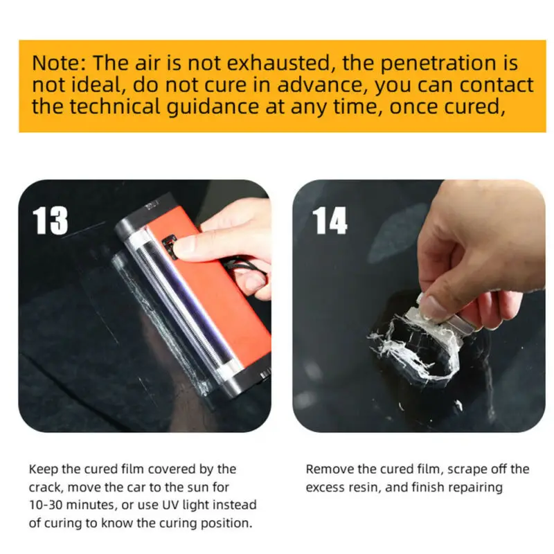 5PCS Automotive Glass Nano Repair Fluid Car Windshield Resin Crack Tool Kit Universal Car Windscreen Glass Scratch Crack Restore thumbnail 5