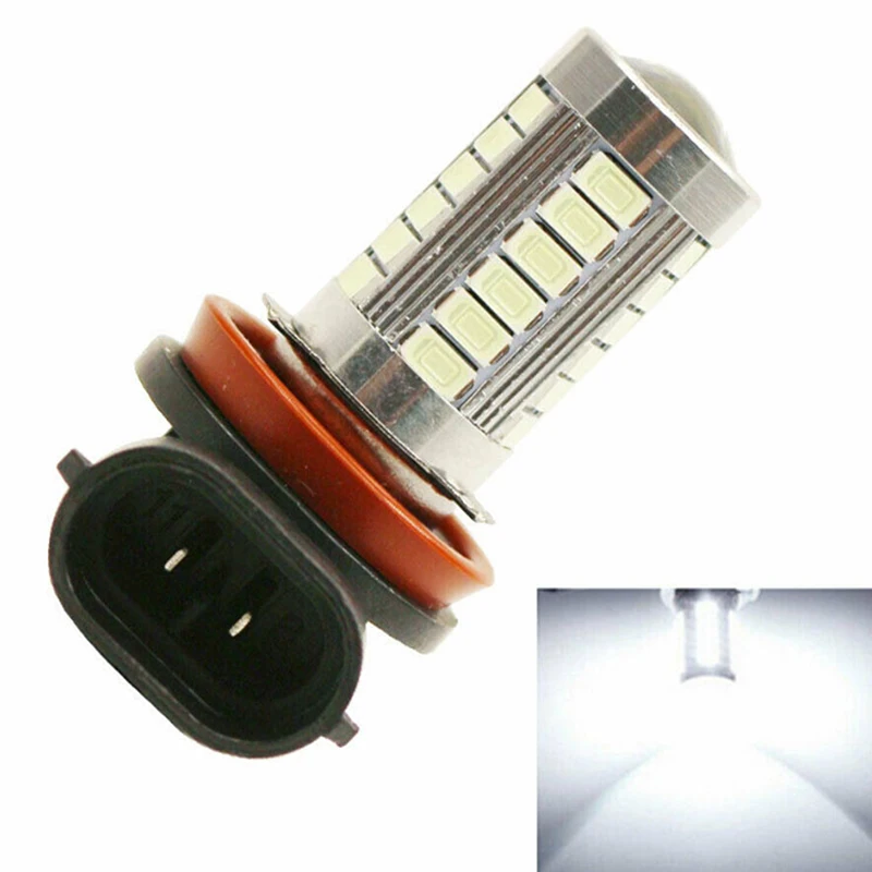 1Pc Super Bright H8/H11 33-LED White Car Fog Light Headlight Driving Lamp Bulb thumbnail 6