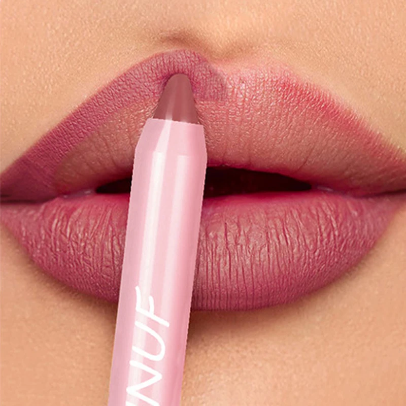 18-Colors Lipstick Pencil Waterproof Sexy Red Matte Contour Tint Lipstick Lasting Non-stick Cup Lipliner Pen Lip Makeup Cosmetic thumbnail 2