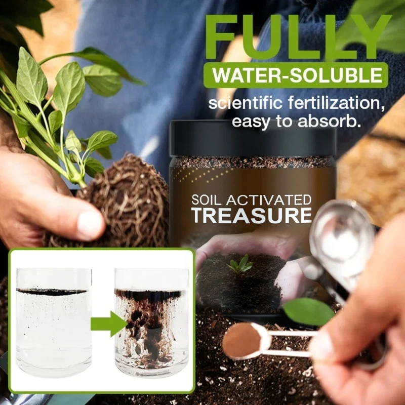 Mineral Source Prevent Soil Activators Rooting Plant Flower Treasure Activators Fertilizers Soil Activated for Garden thumbnail 3