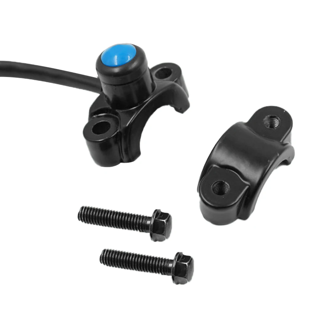 22mm 7/8" Motorcycle Switch Handlebar Mount Horn Headlight Strobe Momentary Switch Button Interruptor Moto Accessories thumbnail 2