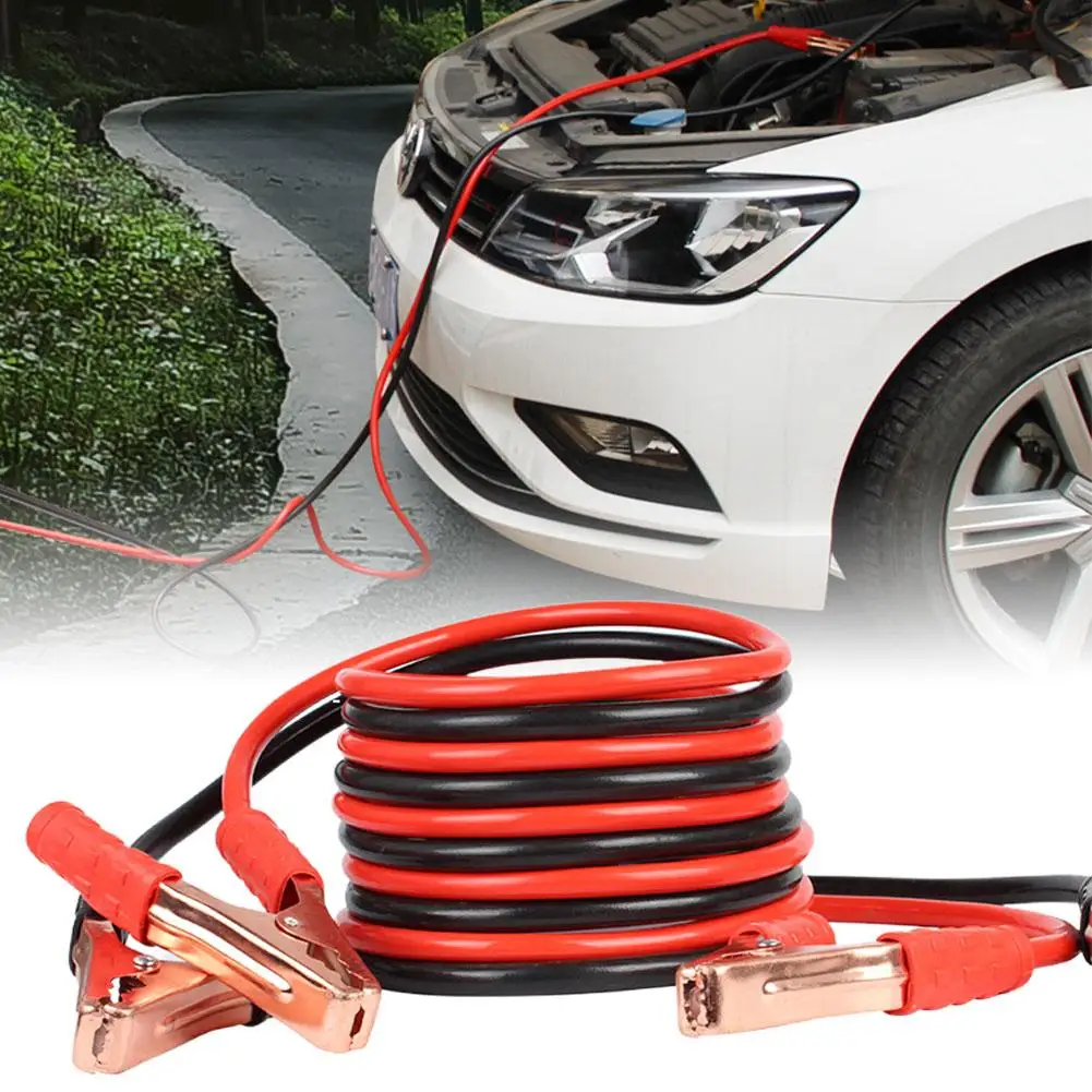 1.8M 500A Car Battery Jump Cable Booster Cable Line Emergency Jump Starter Leads Van SUV Double-ended With Clamps Clips thumbnail 4