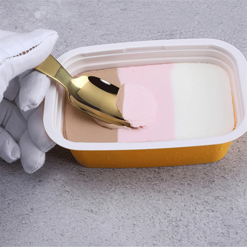Mini Stainless Steel Spoons Kitchen Spice Condiment Spoon Sugar Tea Coffee Scoop Short Handle Wood Kids Spoon Kitchen Gadgets thumbnail 6