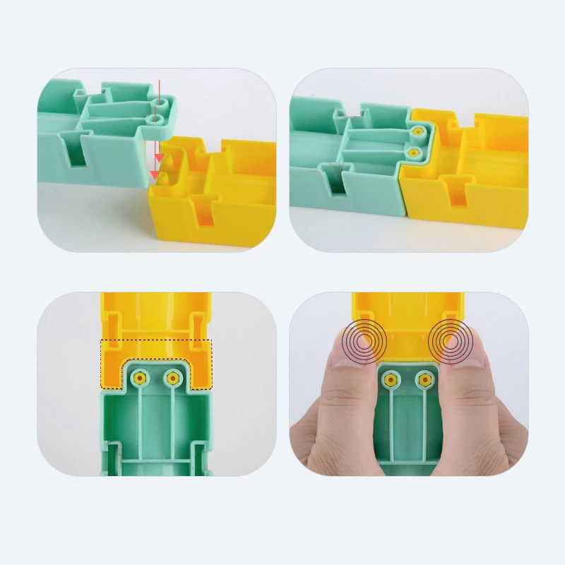 DIY Baby Bath Toys Run Assembling Track Bathroom Water Game For Children Bathtub Bath Shower Kids Play Water Spray Toy Set Kids thumbnail 4