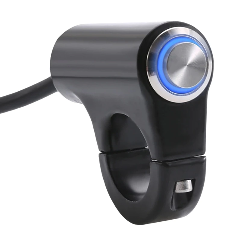 22mm 7/8'' Aluminum Alloy Motorcycle Handlebar Headlight Switch Waterproof Switch 12V Fog Spotlight Retro Switch thumbnail 5