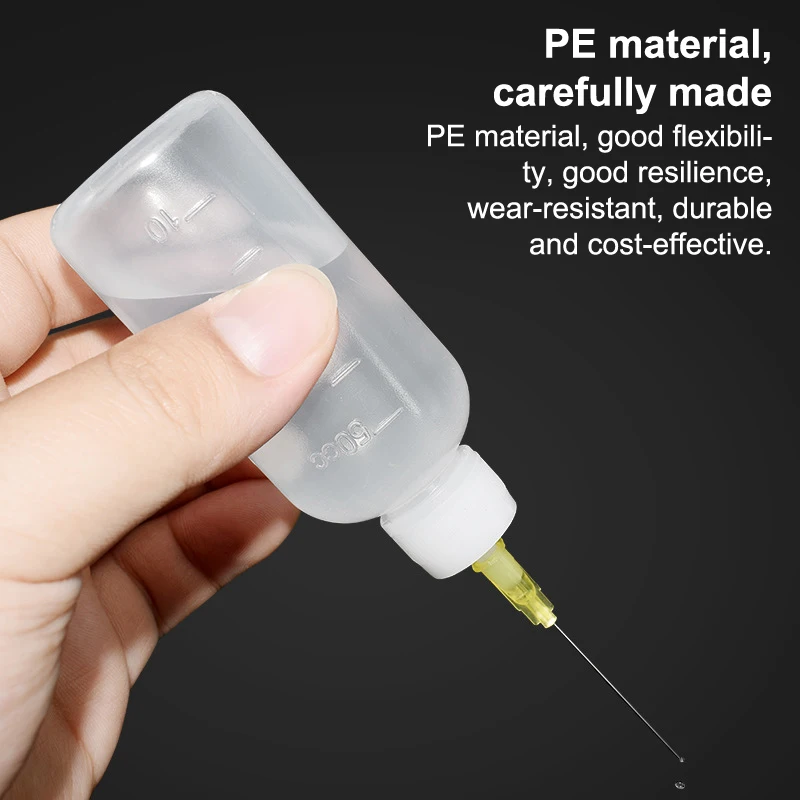 50ML Plastic Liquid Alcohol Bottle For Dispenser Rosin Solder Flux Paste For Phone PCB Cleaning Welding Repair Tools thumbnail 2